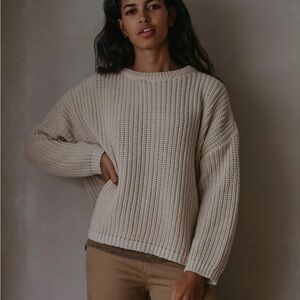 The Simple Folk The Chunky Sweater in Oatmeal
